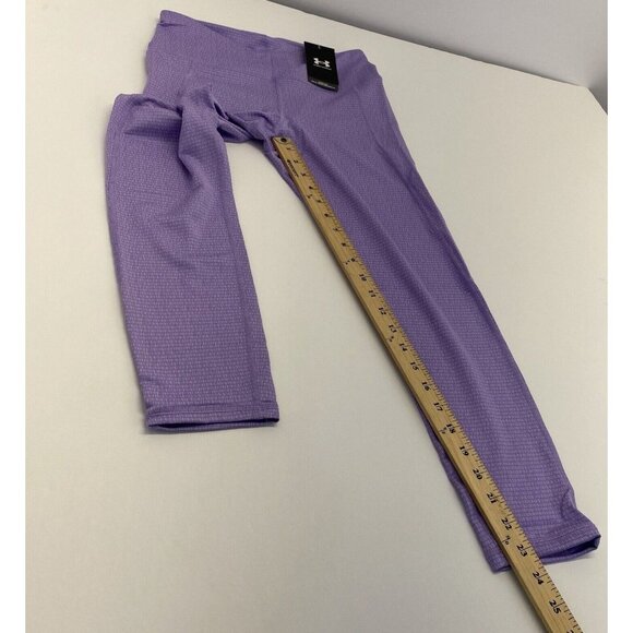 Under Armour Women Reflect Ankle Leggings High Waisted Waistband Size M Purple - Picture 6 of 13